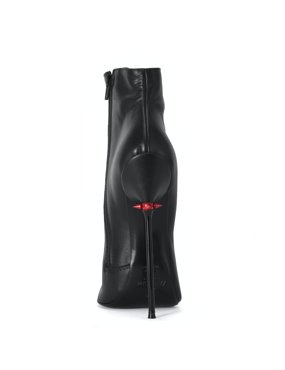 Sanctum Shoes Sanctum Shoes HOLLY RED ALERT EDITION ANKLE BOOTS BLACK CALFSKIN