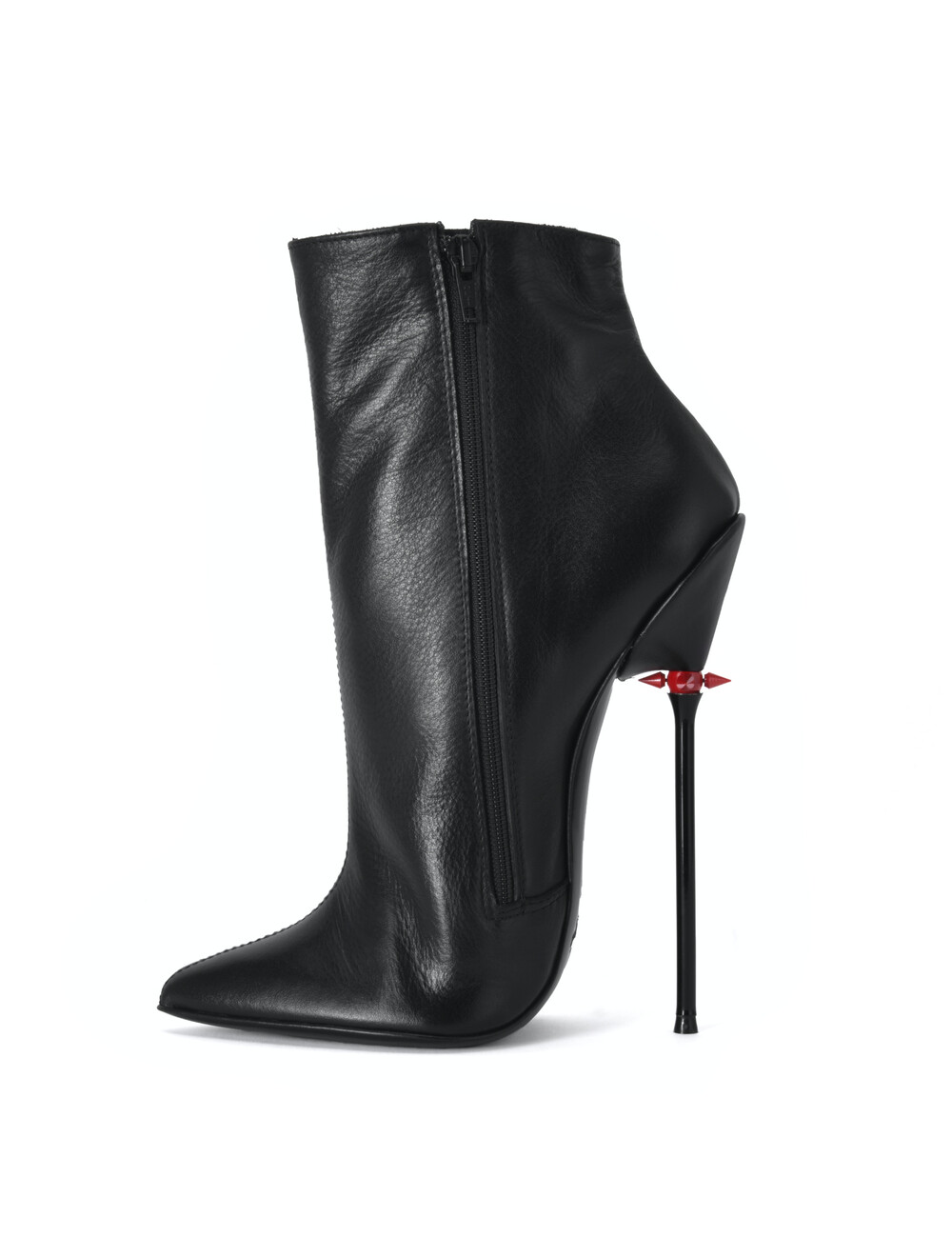 Sanctum Shoes Sanctum Shoes HOLLY RED ALERT EDITION ANKLE BOOTS BLACK CALFSKIN