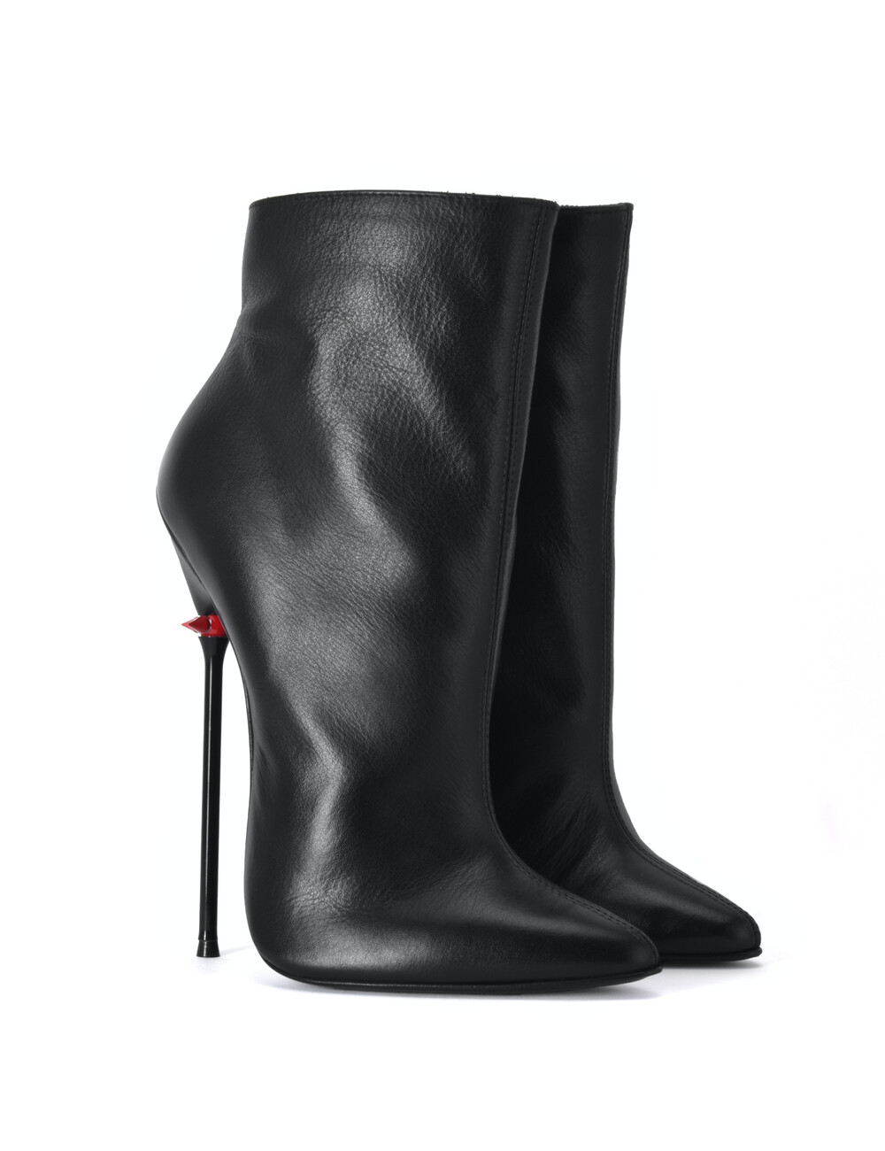 Sanctum Shoes Sanctum Shoes HOLLY RED ALERT EDITION ANKLE BOOTS BLACK CALFSKIN