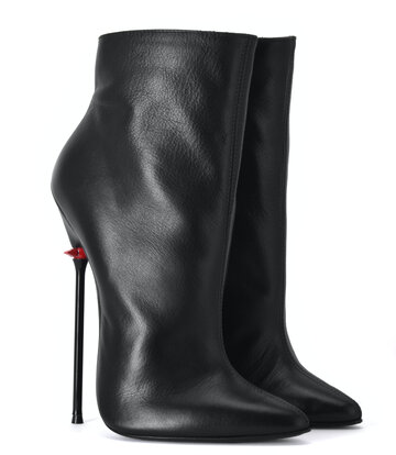 Sanctum Shoes Sanctum Shoes HOLLY RED ALERT EDITION ANKLE BOOTS BLACK CALFSKIN