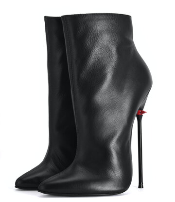 Sanctum Shoes Sanctum Shoes HOLLY RED ALERT EDITION ANKLE BOOTS BLACK CALFSKIN