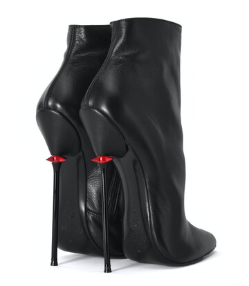 Sanctum Shoes Sanctum Shoes HOLLY RED ALERT EDITION ANKLE BOOTS BLACK CALFSKIN