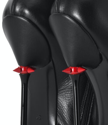 Sanctum Shoes Sanctum Shoes HOLLY RED ALERT EDITION ANKLE BOOTS BLACK CALFSKIN