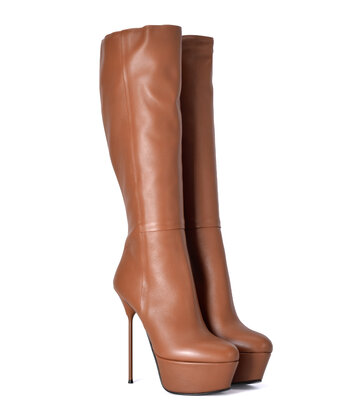 Sanctum Shoes Sanctum Shoes ISADORA KNEE BOOTS NAPPA CUOIO - Edizione Speciale