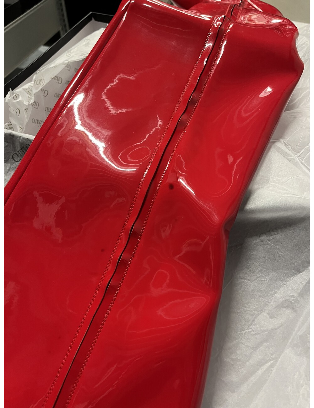 Giaro Giaro  TRINKET RED SHINY (FAULTY MODEL: GLUE SHOWING THROUGH THE RED MATERIAL)
