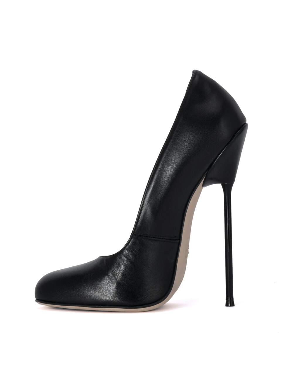 Sanctum Shoes Sanctum Shoes  VALENTINA BLACK MATTE GOAT LEATHER ROUND NOSED PUMPS