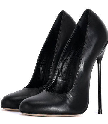 Sanctum Shoes Sanctum Shoes  VALENTINA BLACK MATTE GOAT LEATHER ROUND NOSED PUMPS
