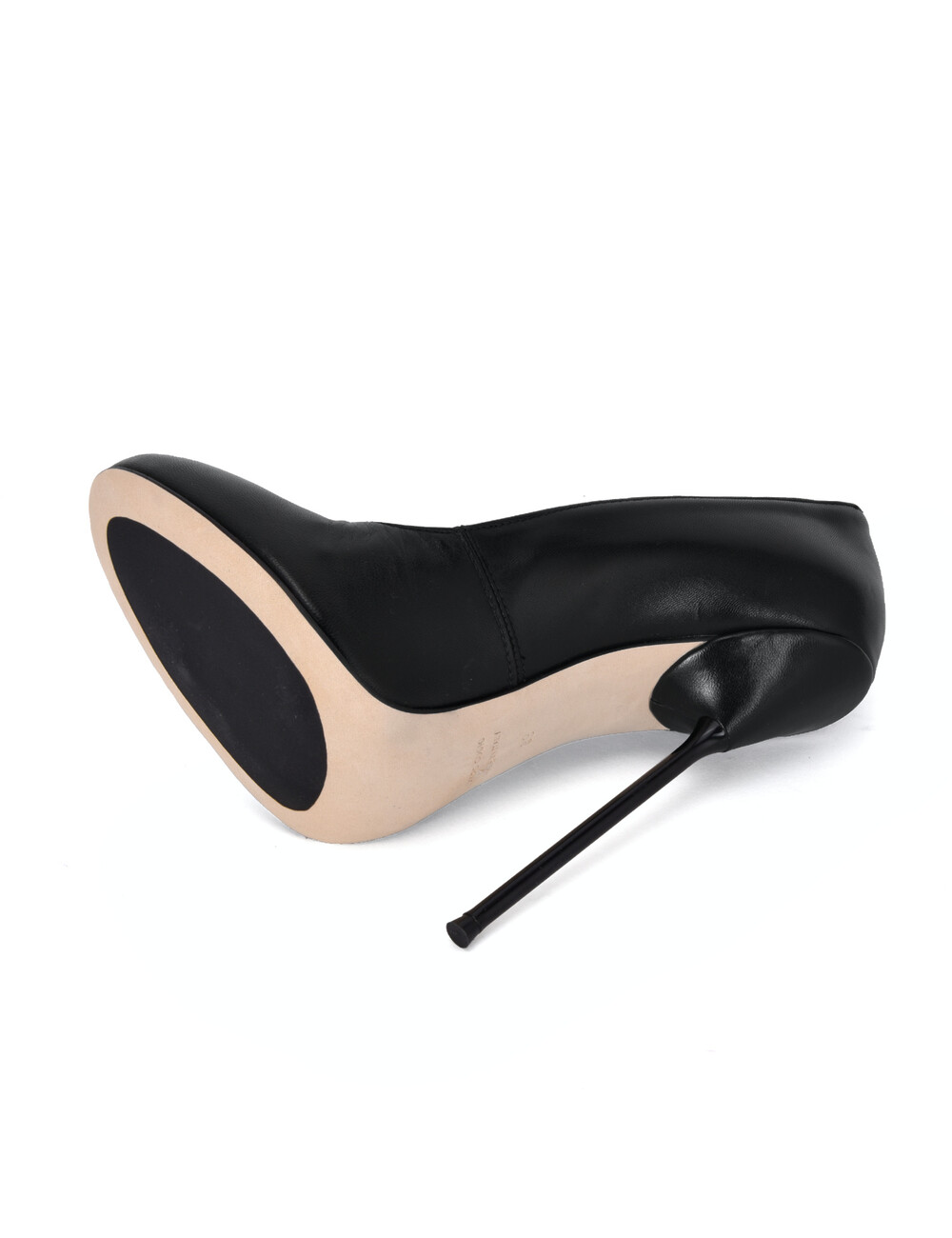 Sanctum Shoes Sanctum Shoes VALENTINA ZWART MAT GEITENLEER RONDE NEUS PUMPS