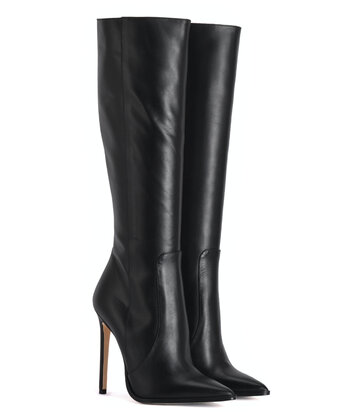 Sanctum Shoes Sanctum Shoes DIANA KNIELAARZEN  ZWART VITELLO