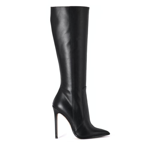 Sanctum Shoes DIANA KNEE BOOTS BLACK VITELLO