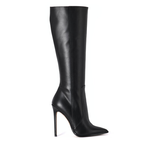 Sanctum Shoes DIANA KNIELAARZEN  ZWART VITELLO