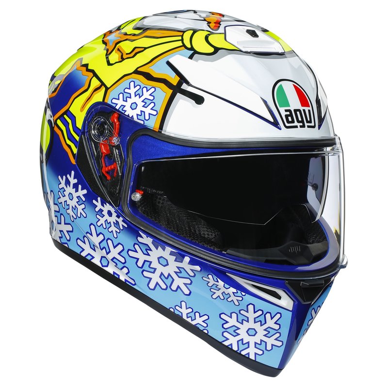 K3 Sv Rossi Winter Test 2016  Motorhelm