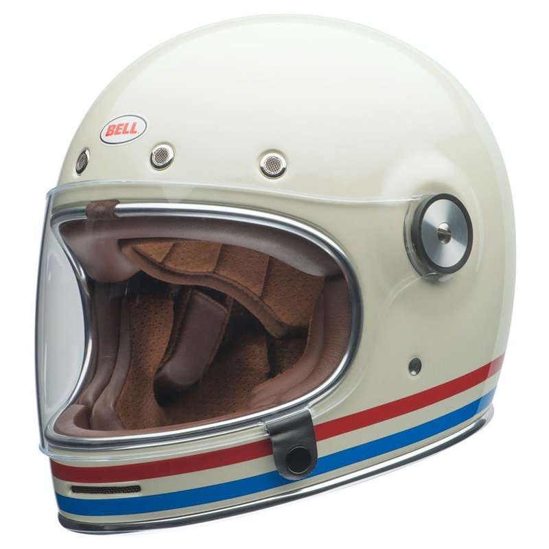 Bullitt Dlx Stripes Motorhelm