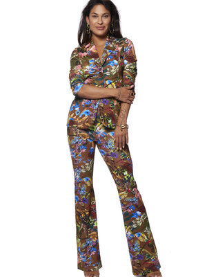 TESSA KOOPS FLARE FLAMINGO HOSE