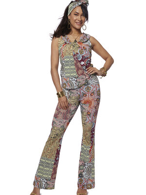 TESSA KOOPS HOSE MIT FLARE NADOR PATCH