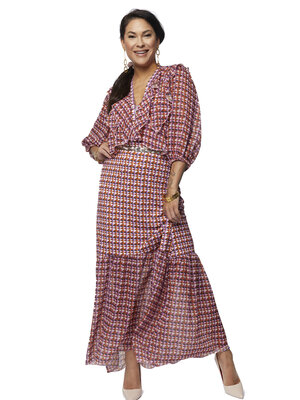 TESSA KOOPS SULANY MOMO CARAMEL DRESS