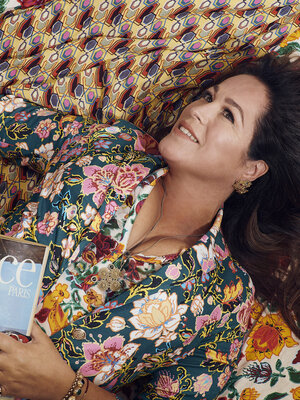 TESSA KOOPS JANNA DIM GREEN BLAZER