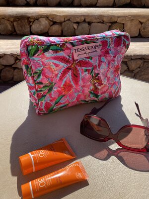 TESSA KOOPS BEAUTY BAG TIGERLILY GROOT
