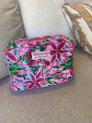 TESSA KOOPS BEAUTY BAG TIGERLILY SMALL