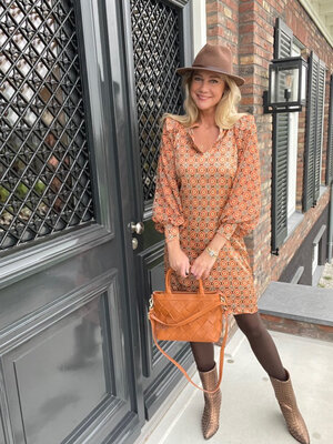 TESSA KOOPS VIOLA ORANGE DRESS TESSA KOOPS VIOLA ORANGE DRESS