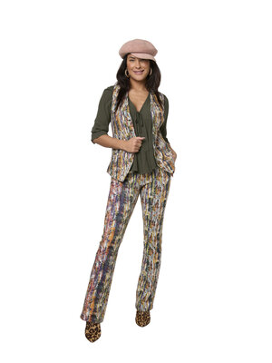 TESSA KOOPS EVA FLARE MELANGE BROEK TESSA KOOPS EVA FLARE MELANGE BROEK