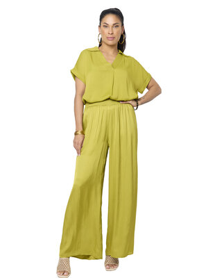 TESSA KOOPS PEPPA SATIN GREEN TOP TESSA KOOPS PEPPA SATIN GREEN TOP