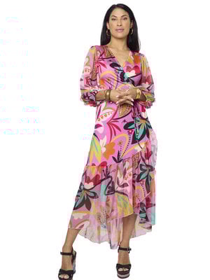 TESSA KOOPS LINDIANA PINK FIESTA DRESS