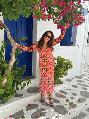 TESSA KOOPS VICTORIA RIU PINK JURK