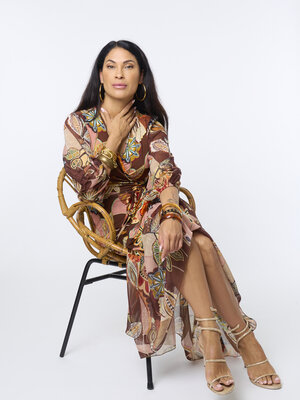 TESSA KOOPS LINDIANA ALMENDRA DRESS