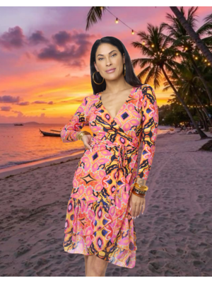 TESSA KOOPS ILJA RIU PINK JURK