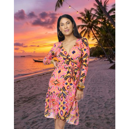 TESSA KOOPS ILJA RIU PINK JURK TESSA KOOPS ILJA RIU PINK JURK