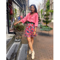 SALINA SATIN OLIANDER TOP