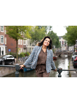TESSA KOOPS MITSU BLUE MELAGNE VEST