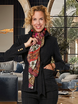 TESSA KOOPS LOLA BIG PALERMO SCARF