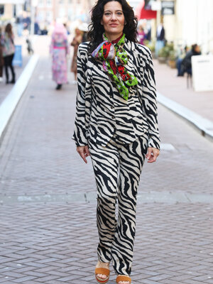 TESSA KOOPS EVA FLARE CEBRA HOSE