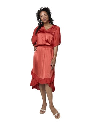 TESSA KOOPS AMAYA RED SATIN ROK TESSA KOOPS AMAYA RED SATIN ROK