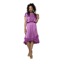 SOLEA PURPLE SATIN TOP