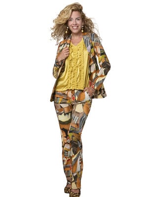 TESSA KOOPS SOLEA YELLOW SATIN TOP