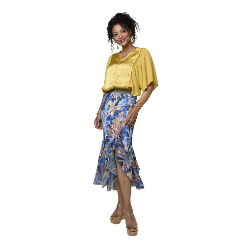 TESSA KOOPS FREDERIQUE BLUE IRIS ROK