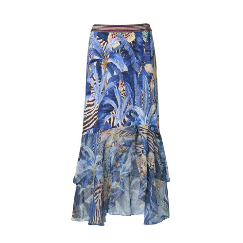 TESSA KOOPS FREDERIQUE BLUE IRIS SKIRT