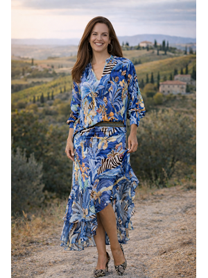 TESSA KOOPS JOOS BLUE IRIS TOP