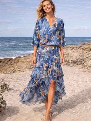 TESSA KOOPS JOOS BLUE IRIS TOP