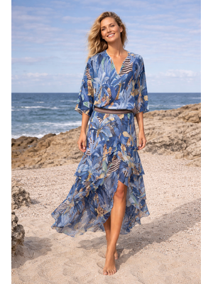 TESSA KOOPS JOOS BLUE IRIS TOP