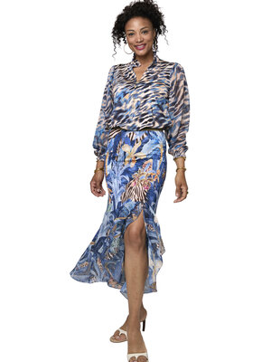 TESSA KOOPS PAULOES BLUE FLAME TOP