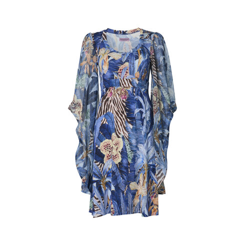 TESSA KOOPS VANITY BLUE IRIS KLEID