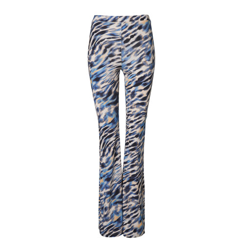 TESSA KOOPS FLARE BLUE FLAME BROEK
