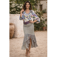 JOLIE BLUE LOTUS TOP