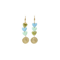 OCEAN HEARTS OORBELLEN