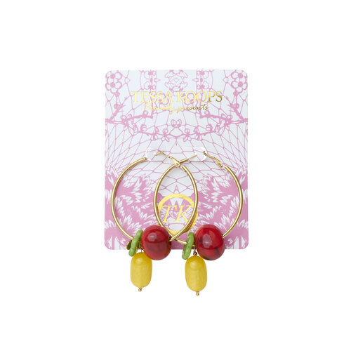 TESSA KOOPS FLOWER HOOPS OORBELLEN TESSA KOOPS FLOWER HOOPS OORBELLEN