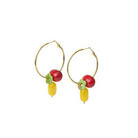FLOWER HOOPS OORBELLEN
